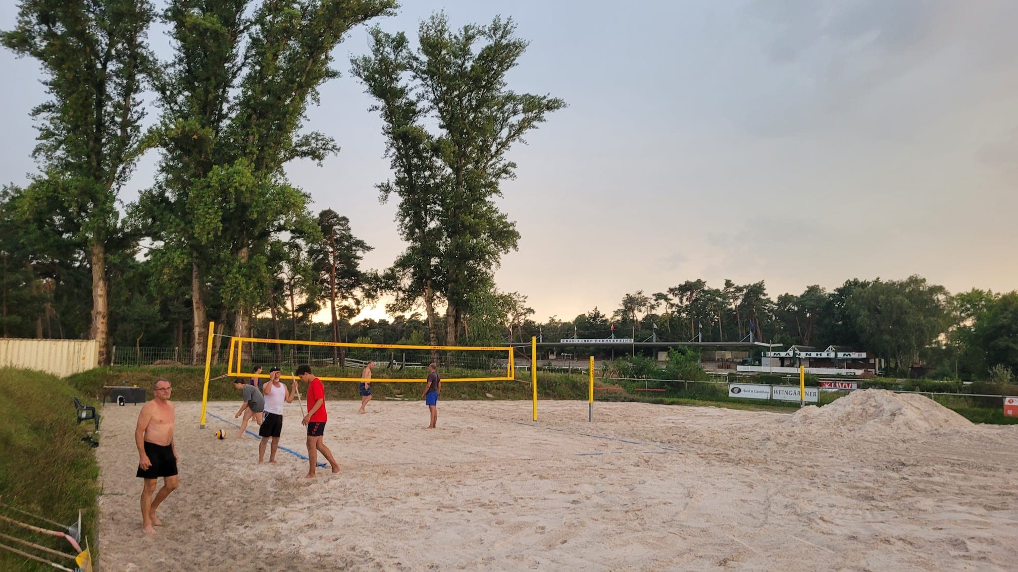 We take care of our court - new sand arrived